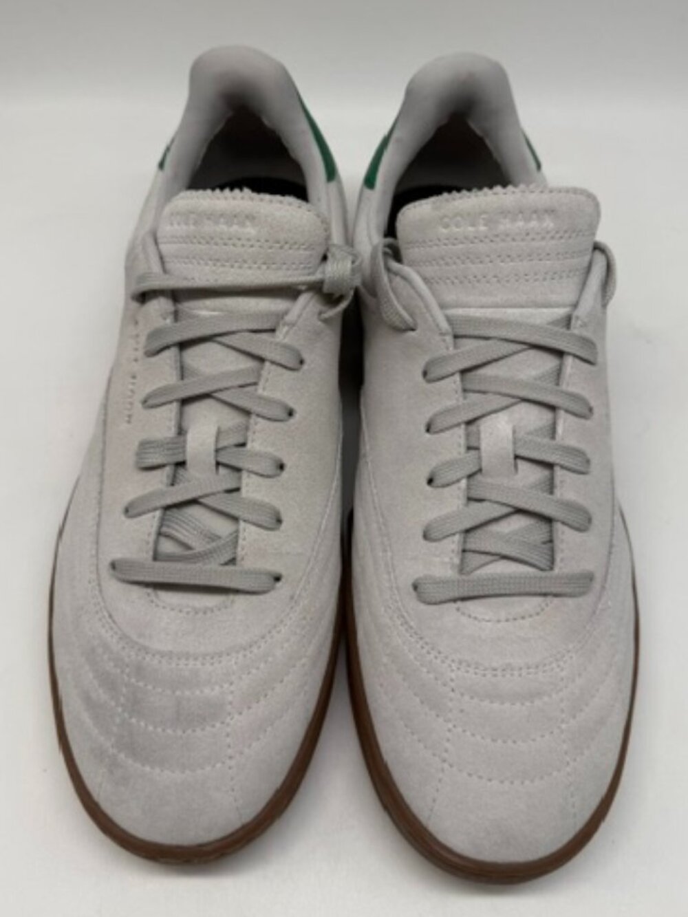 COLE HAAN GRAND CROSSCOURT TURFLINE SNEAKER GRAY/GREEN US MEN SIZE 8.5M